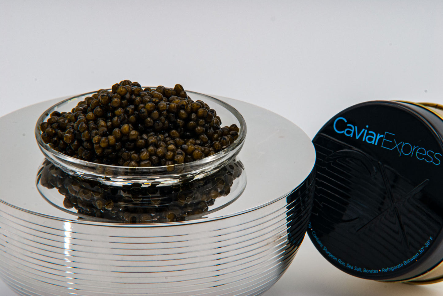 Love Caviar Server with Ossetra Caviar